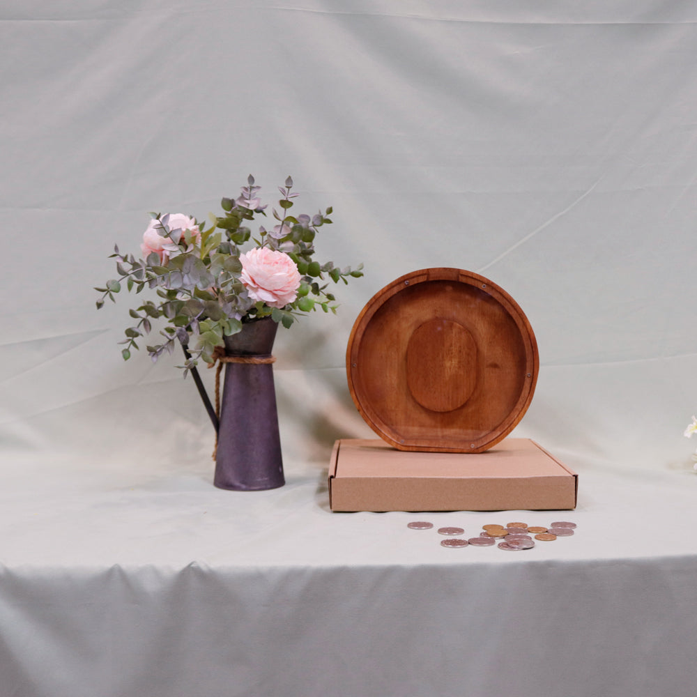 Wooden Alphabet Piggy Bank (23 Letters) - Pupsik Singapore