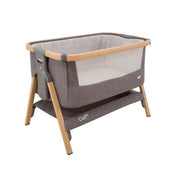 Tutti Bambini CoZee Bedside Co-Sleeper Crib - Oak and Charcoal