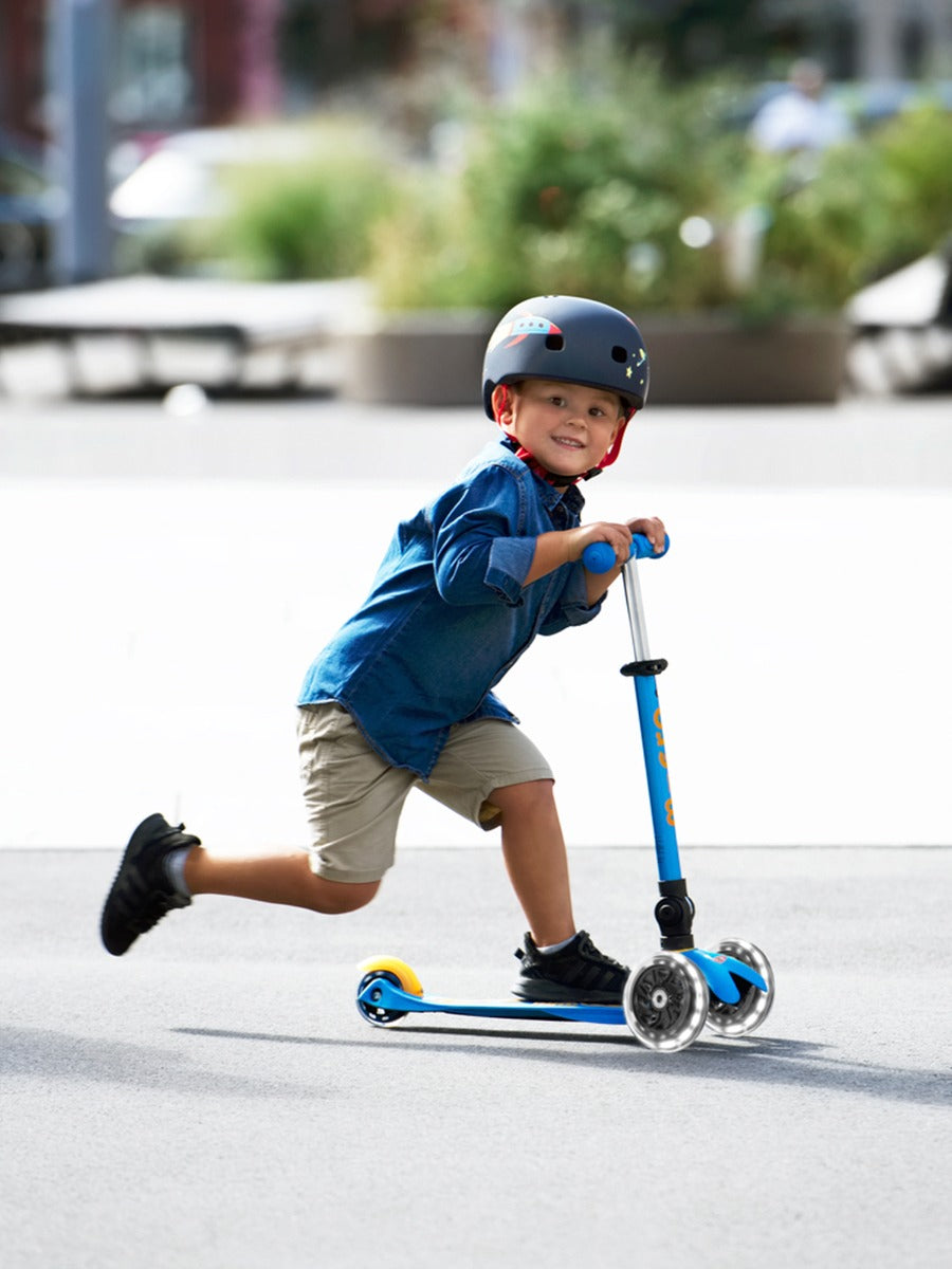 Micro Mini Deluxe Foldable Scooter (LED Wheels) - 5 Colors