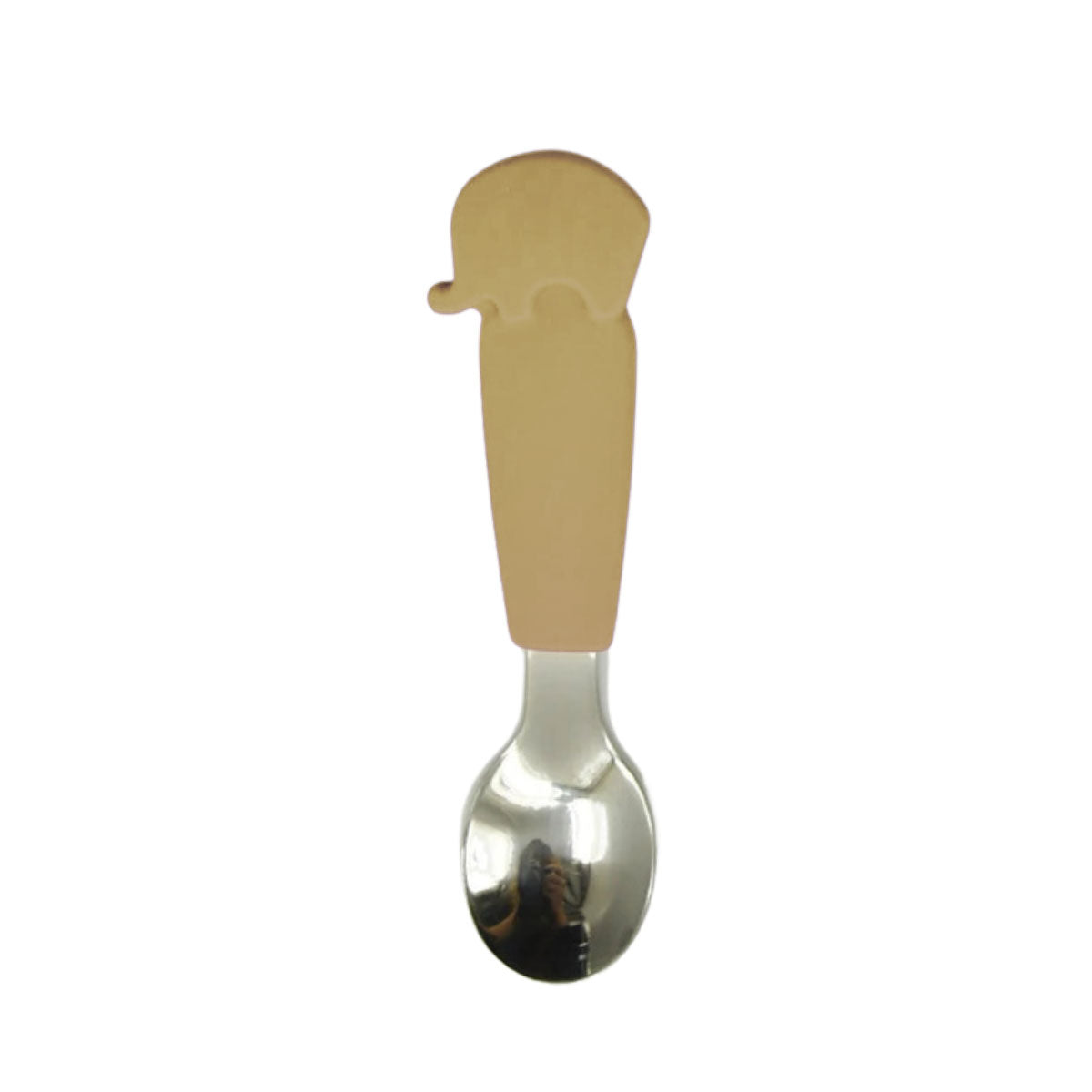 Biomom Silicone Handle Stainless Steel Little Spoon (8 Designs) - Pupsik Singapore