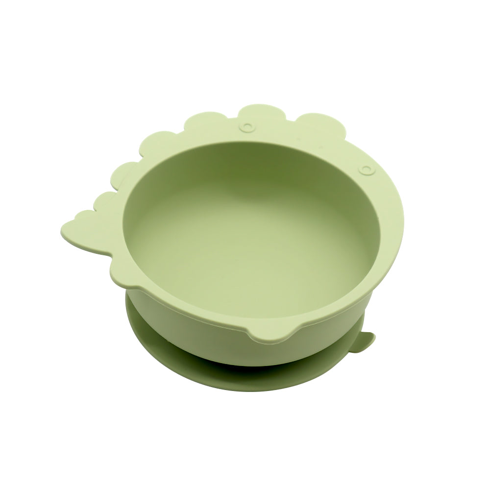 Biomom Baby Silicone Dinosaur Suction Bowl (5 Colours)
