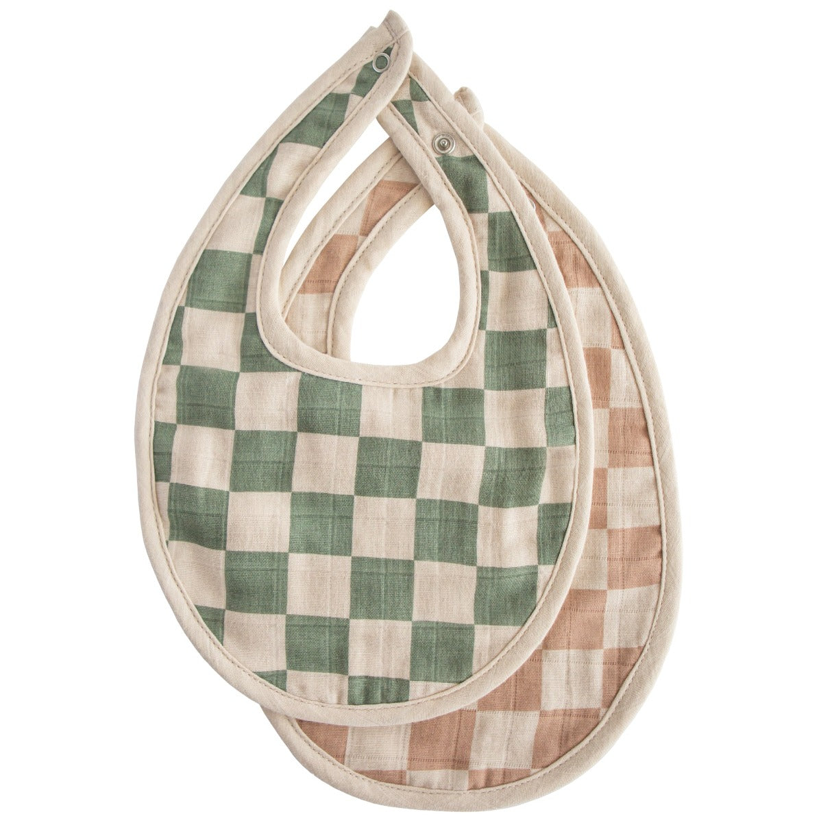 Mushie Muslin Baby Bib, 2pk (6 Designs) - Pupsik Singapore