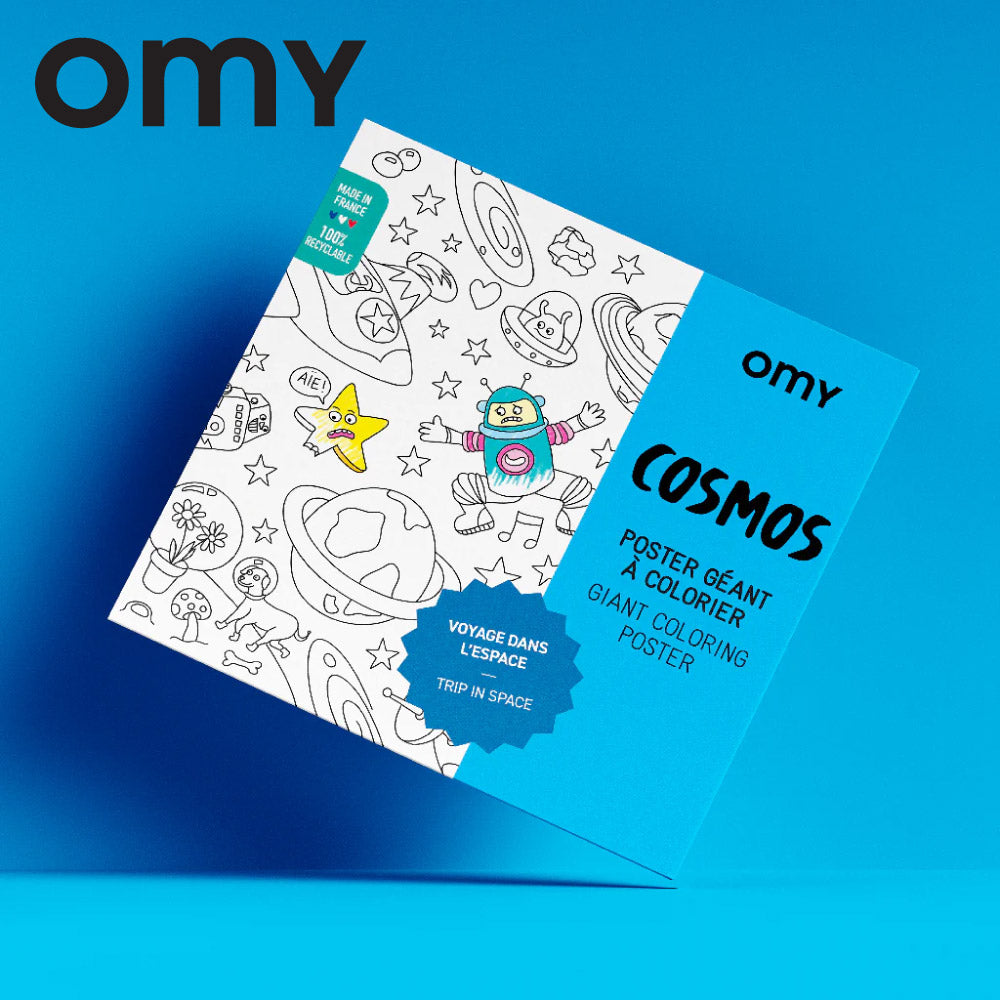 OMY Giant Coloring Poster, 100 x 70cm (4 Designs)