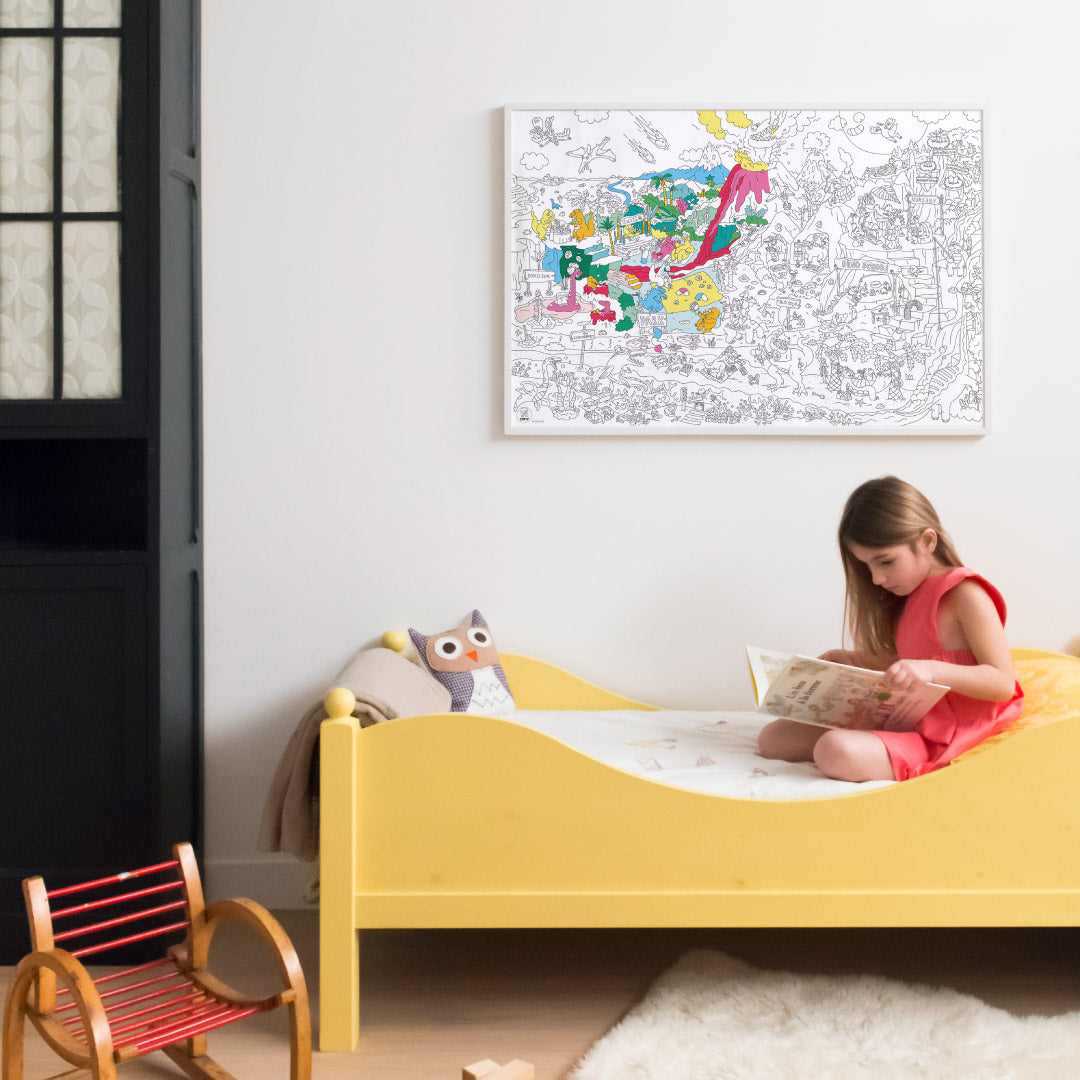 OMY Giant Coloring Poster, 100 x 70cm (4 Designs)