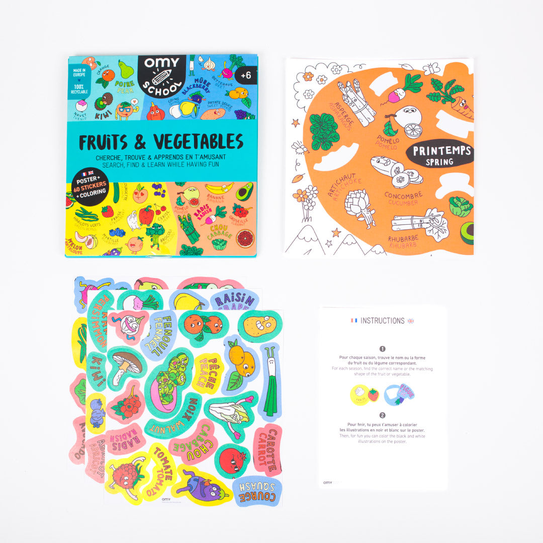 OMY School Posters, 68 x 48cm (3 Designs) - Pupsik Singapore