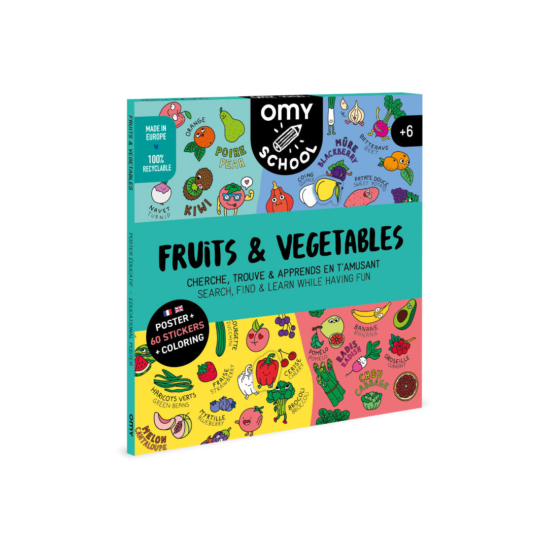 OMY School Posters, 68 x 48cm (3 Designs) - Pupsik Singapore
