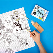 OMY Colouring Pocket Poster (2 Designs) - Pupsik Singapore
