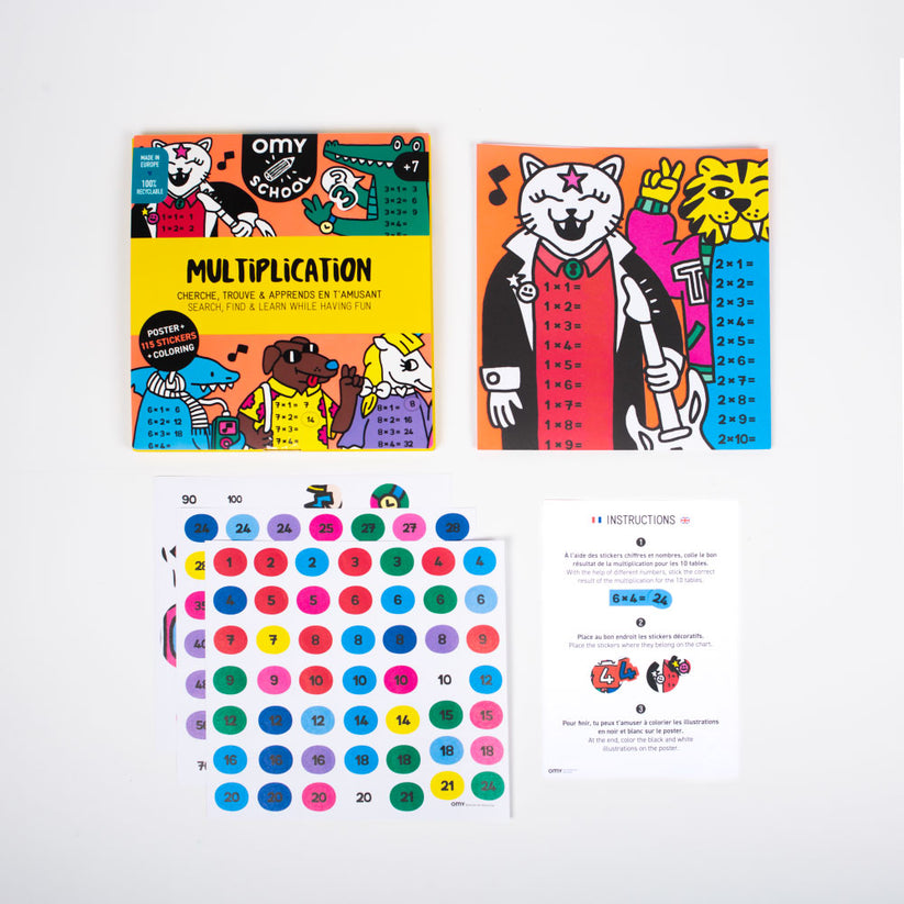OMY School Posters, 68 x 48cm (3 Designs) - Pupsik Singapore