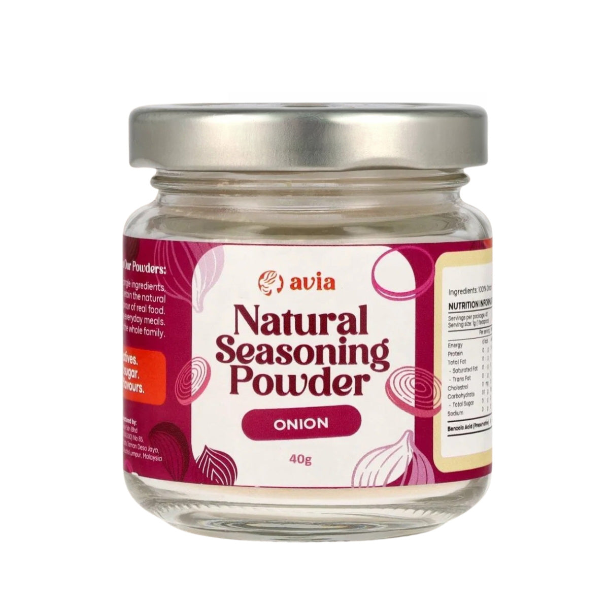 AVIA Onion Natural Seasoning Powder, 40g (Exp 01/28) | SG Homemade