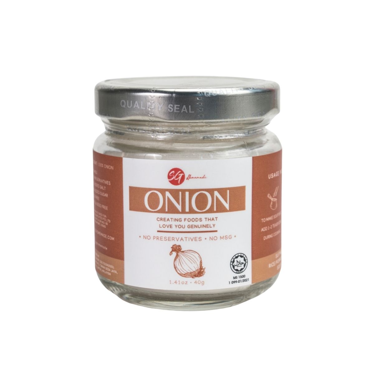 SG Homemade Onion Powder, 40g (Exp 11/26)