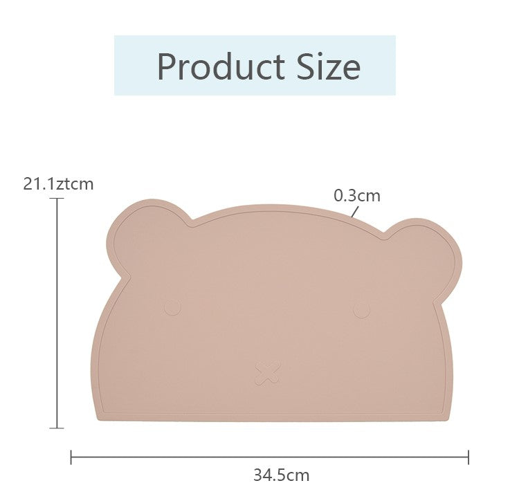 Biomom Silicone Feeding Set, Bear (2 Colors)