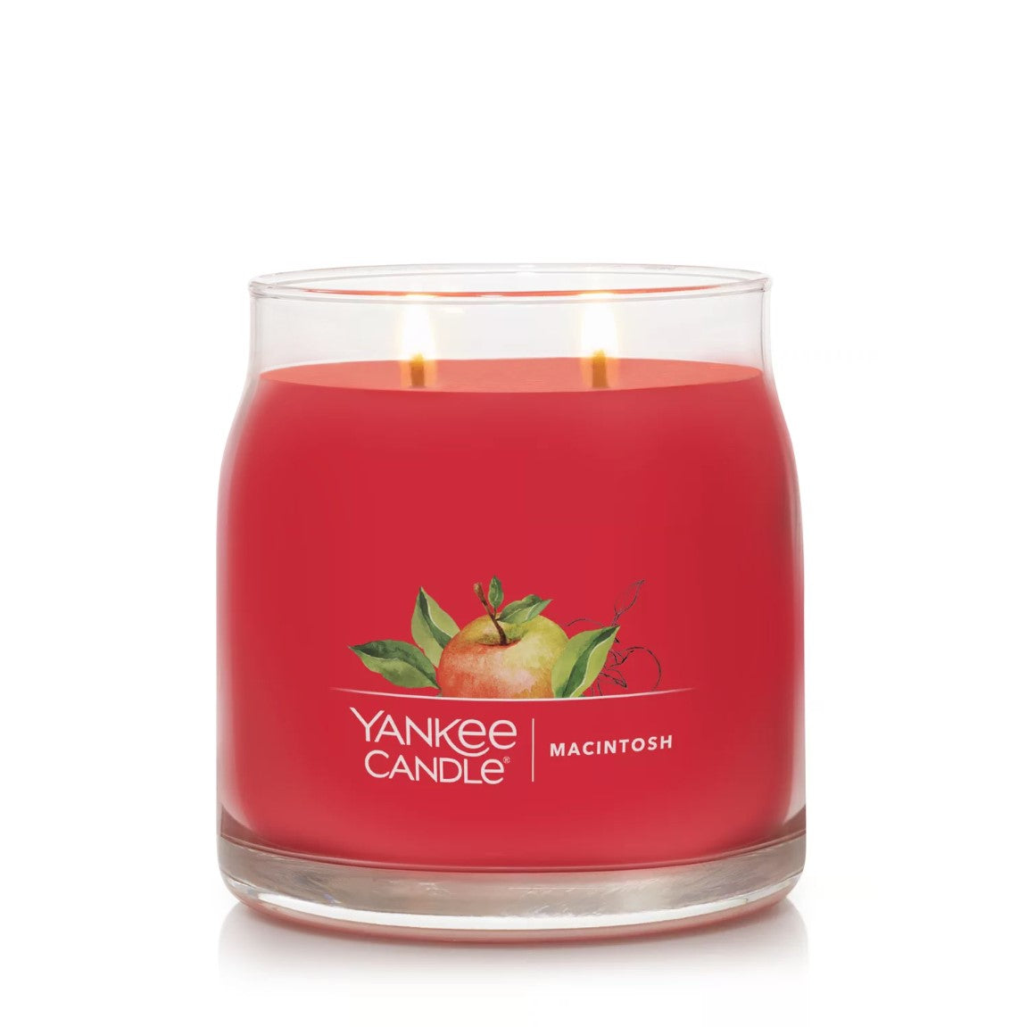 Yankee Candle Signature Medium Jar Candle, 2-wicks (13oz) - Macintosh