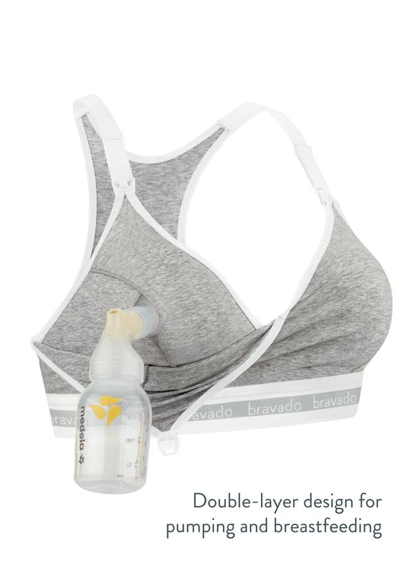 Bravado Original Pumping & Nursing Bra - Dove Heather