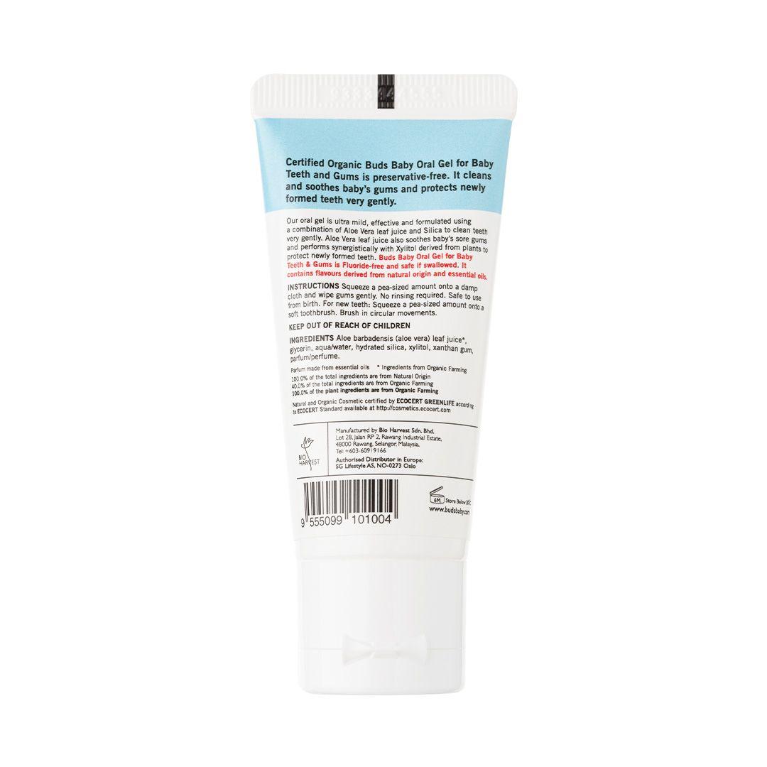 Buds Organics Oral Gel for Baby Teeth & Gums, 30ml (exp 03/28)