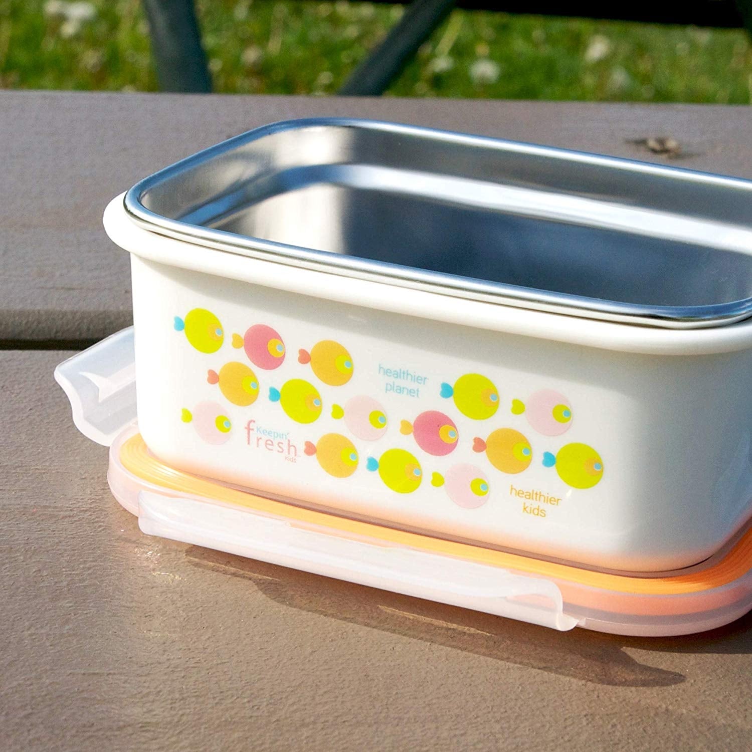 Innobaby Keepin' Fresh Stainless Steel Bento (15oz)  - 2 Colors - Pupsik Singapore
