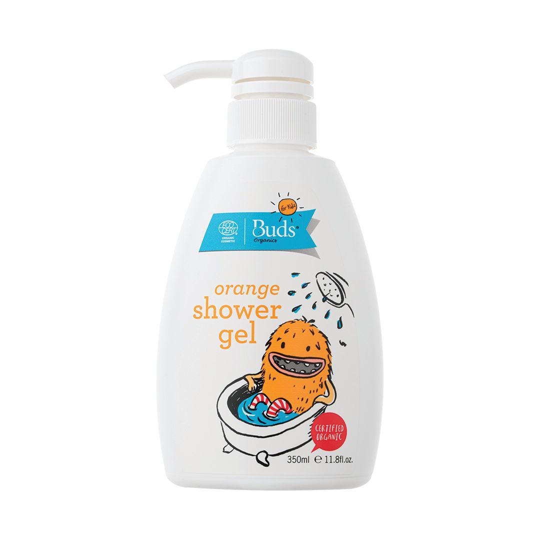 Buds Organics Orange Shower Gel, 350ml (exp 04/28)