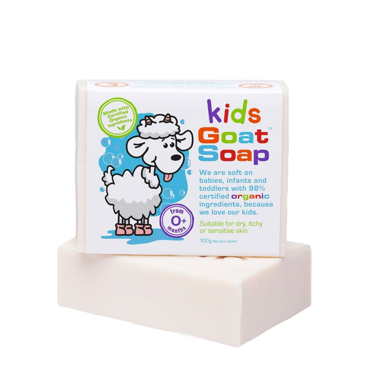 Goat is GOAT Organics Kids Goat Milk Soap, 100g