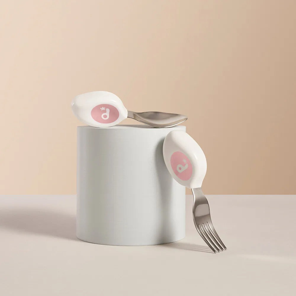 Doddl Toddler Knife, Fork & Spoon Set (12m+) - 4 Colors