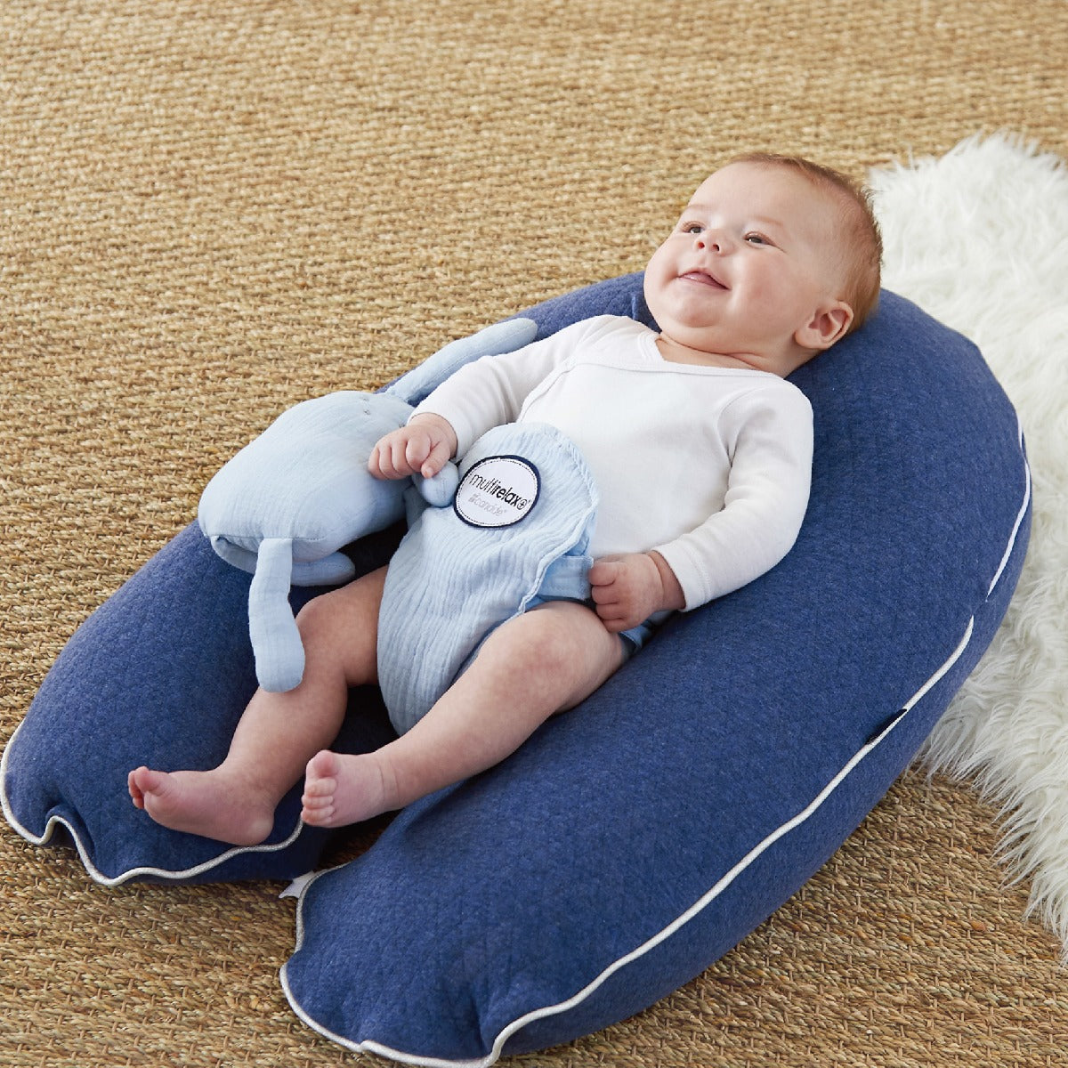 Candide Multirelax Jersey Quilted 3-in-1 Maternity Pillow (2 Colors) - Pupsik Singapore