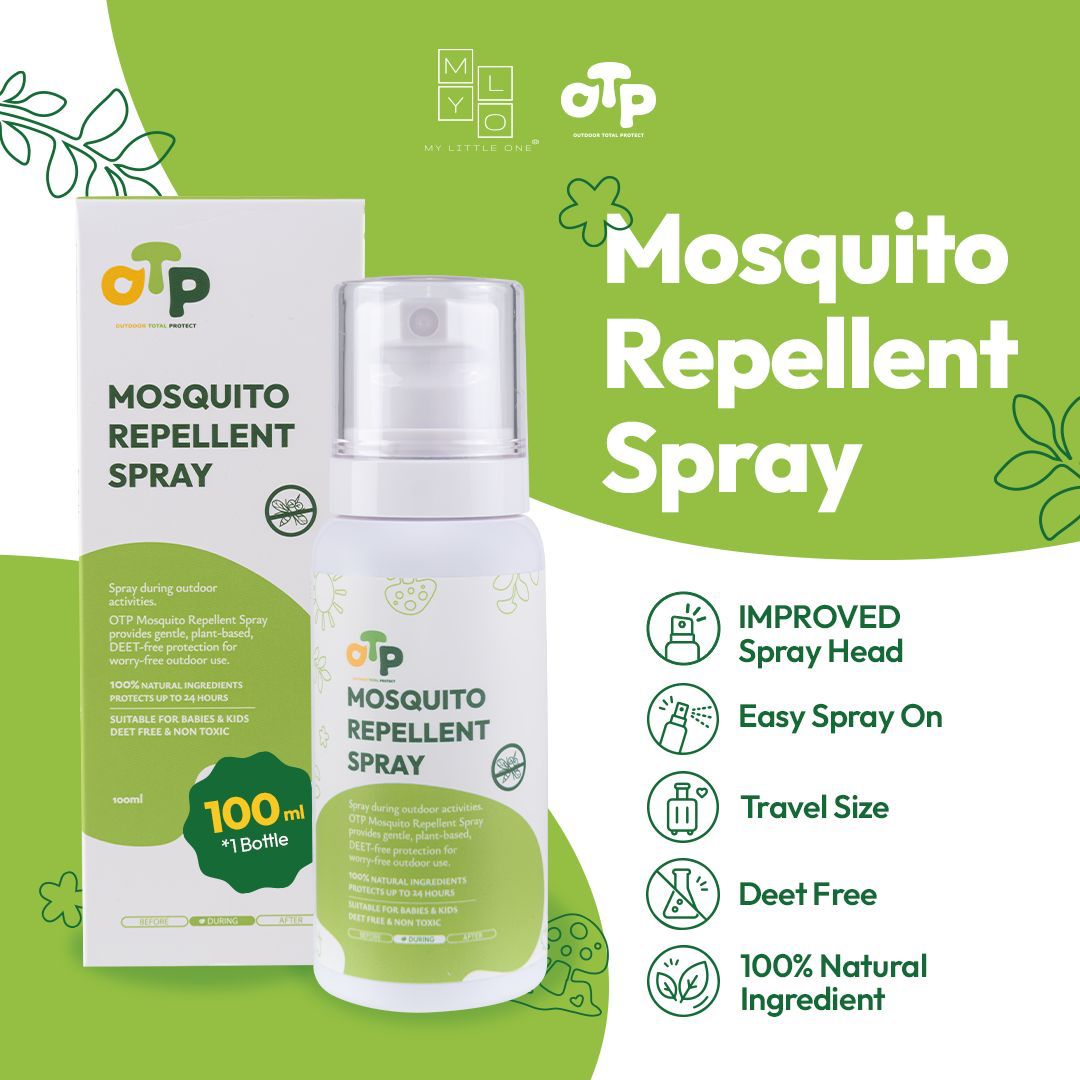 MyLO OTP Mosquito Repellent Spray, 100ml (Exp 01/29)