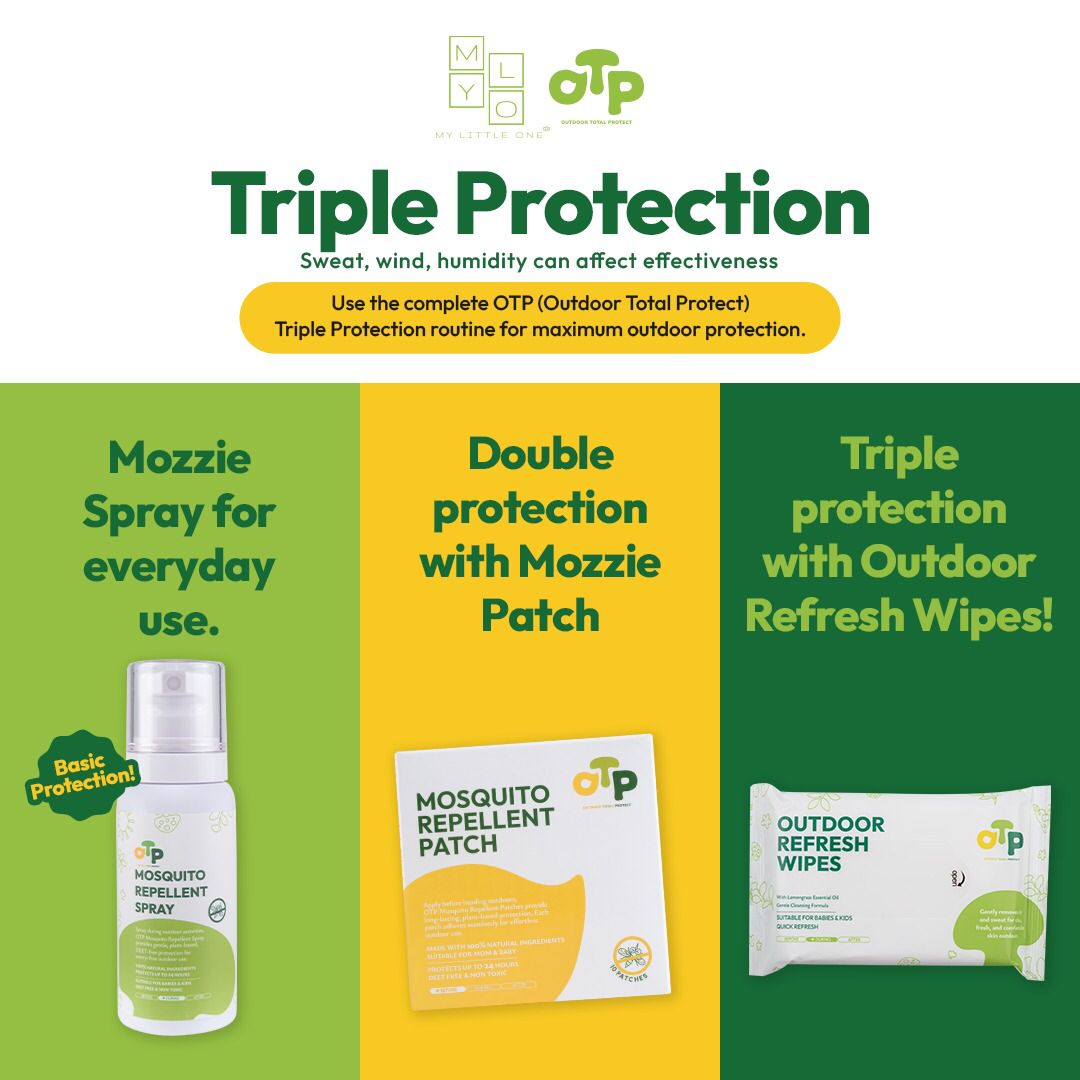 MyLO OTP Mosquito Repellent Spray, 100ml (Exp 04/29)