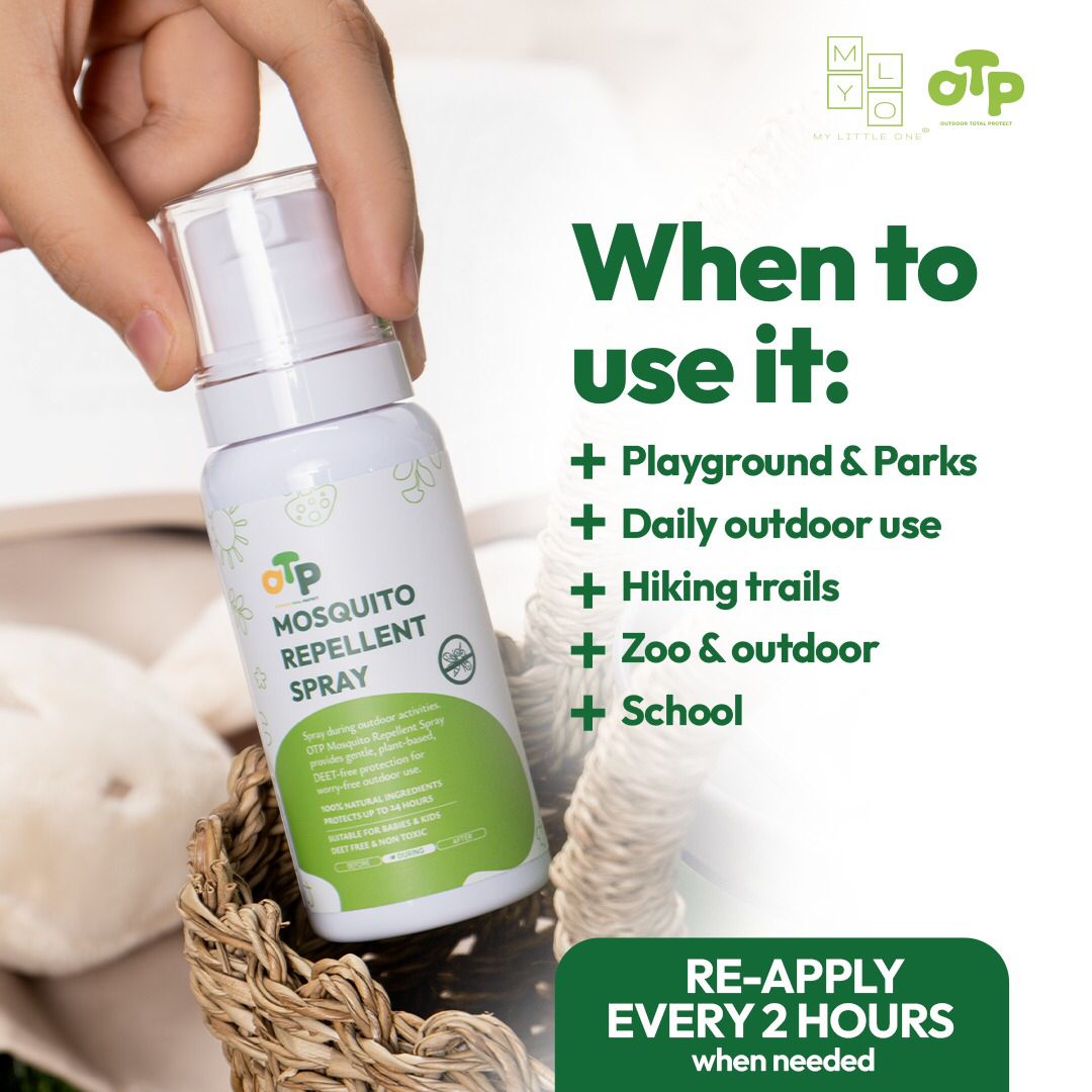 MyLO OTP Mosquito Repellent Spray, 100ml (Exp 04/29)
