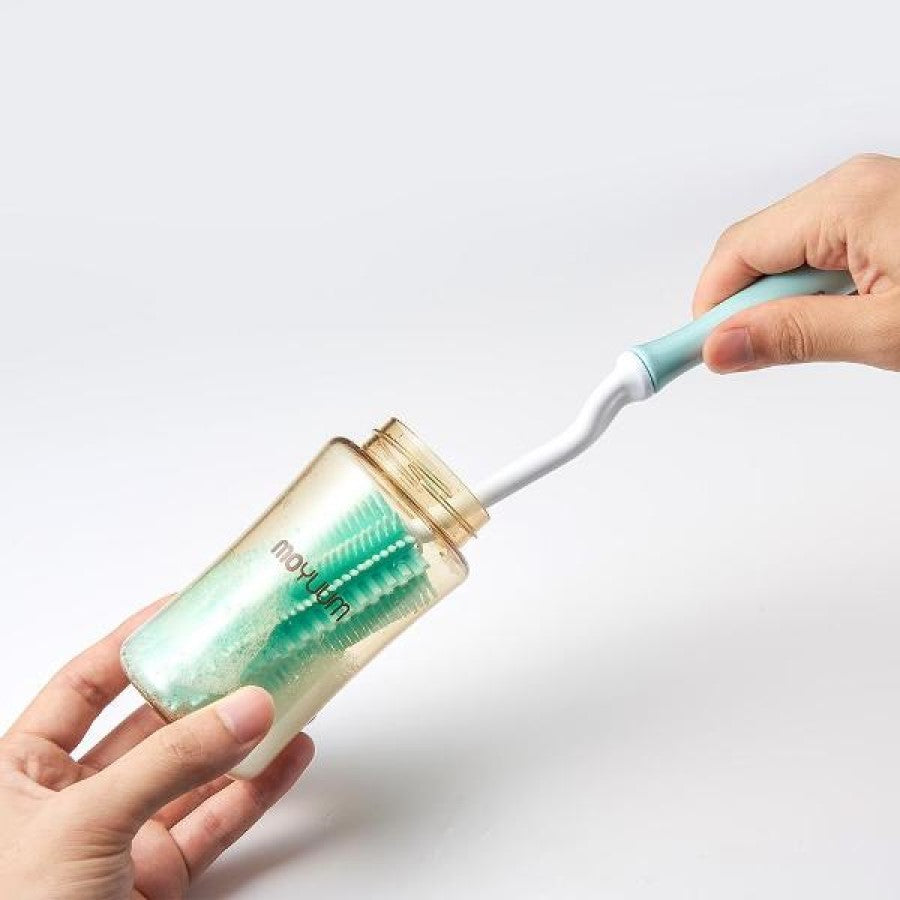 Moyuum Baby Bottle Silicone Brush Set, 2pk (3 Colours)