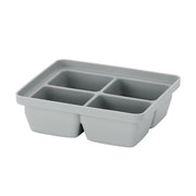 Moyuum Silicone Baby Food Freezer Tray, 4 cubes (2 Colors)
