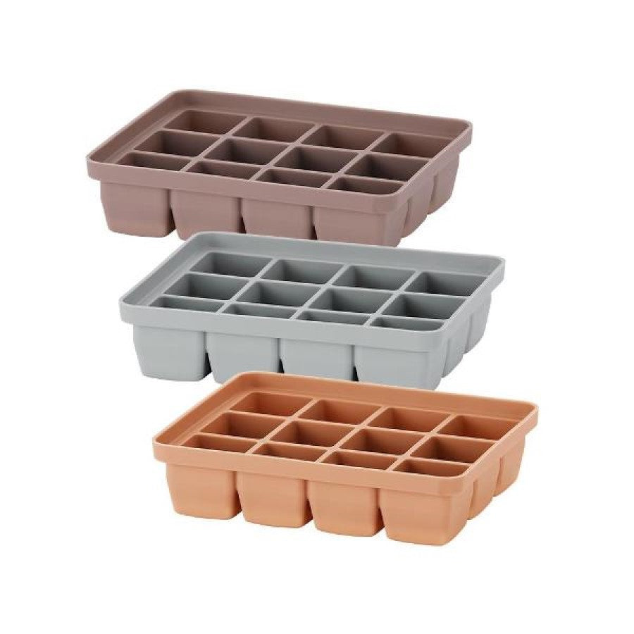 Moyuum Silicone Baby Food Freezer Tray, 12 cubes (2 color)