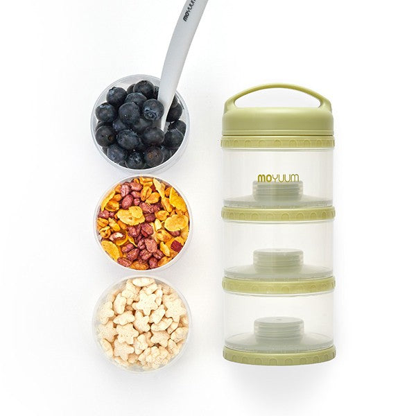 Moyuum Premium Milk Powder Dispenser, 3 Tiers (4 Colours) - Pupsik Singapore