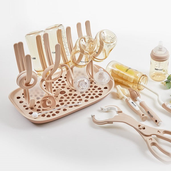 Moyuum Premium Bottle Drying Rack - Beige