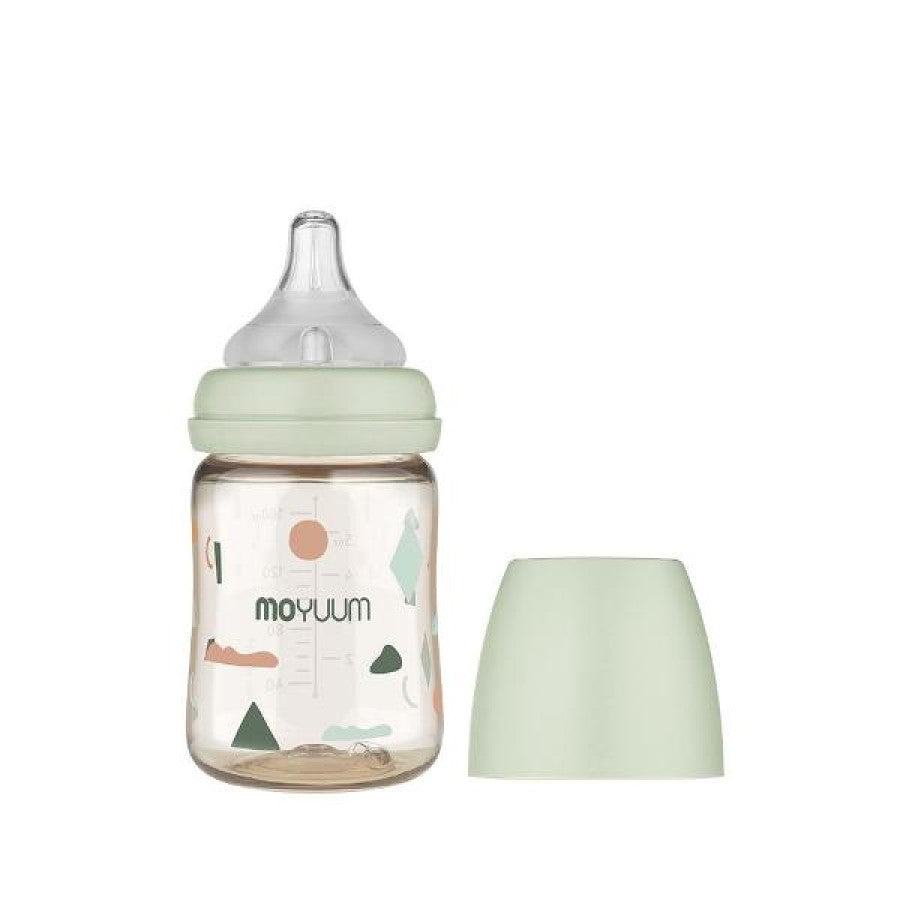 Moyuum PPSU All-in-One Feeding Bottle with Teats, 170ml (7 Designs) - Pupsik Singapore