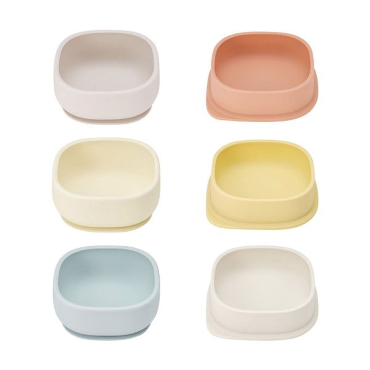 Moyuum Silicone Suction Bowl with Lid (3 Colors) - Pupsik Singapore