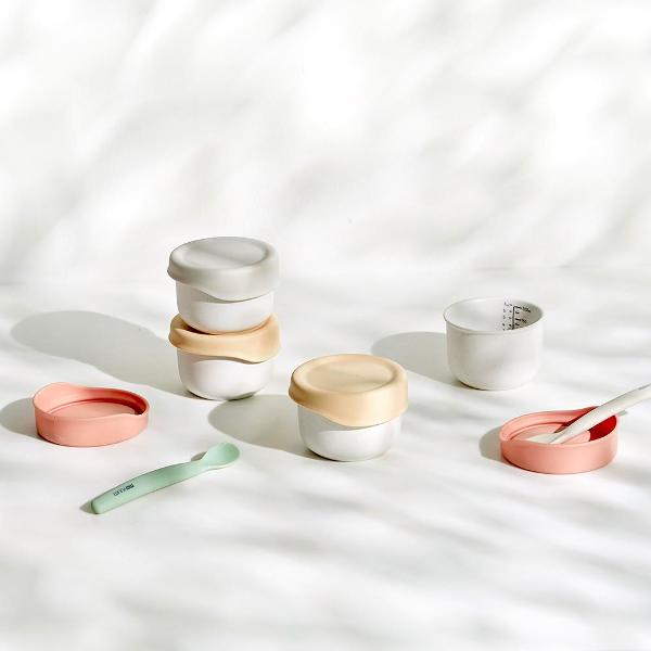 Moyuum Ceramic Baby Food Container Bowl (3 Colors)