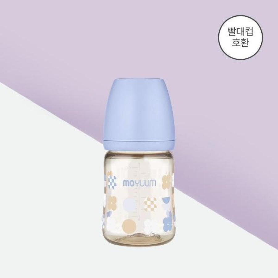 Moyuum PPSU All-in-One Feeding Bottle with Teats, 170ml (7 Designs) - Pupsik Singapore