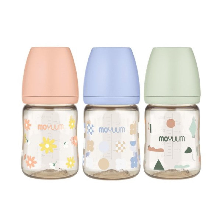Moyuum PPSU All-in-One Feeding Bottle with Teats, 170ml (7 Designs)