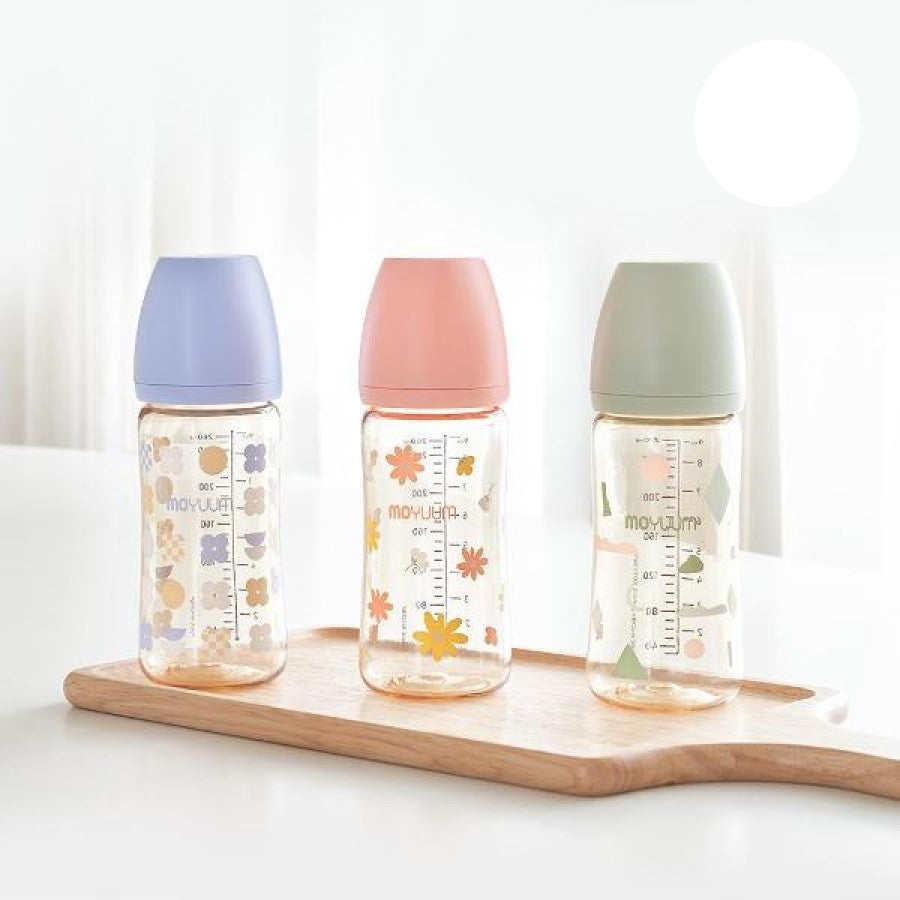 Moyuum PPSU All-in-One Feeding Bottle without Teats, 270ml (6 Designs)