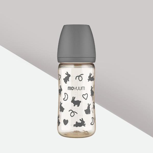 Moyuum PPSU All-in-One Feeding Bottle with Teats, 270ml (4 Designs) - Pupsik Singapore