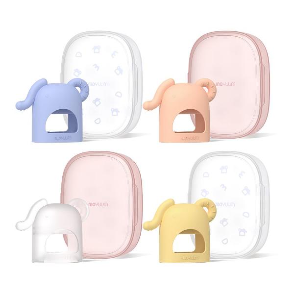 Moyuum Elephant Wrist Teether with Case (2 Colors)