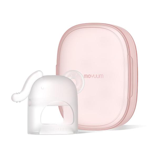 Moyuum Elephant Wrist Teether with Case (2 Colors) - Pupsik Singapore
