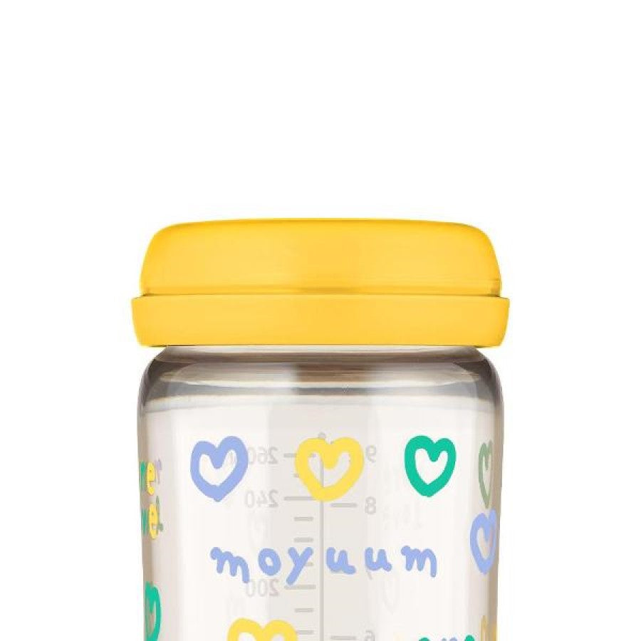 Moyuum PPSU All-in-One Feeding Bottle without Teats, 270ml (6 Designs) - Pupsik Singapore