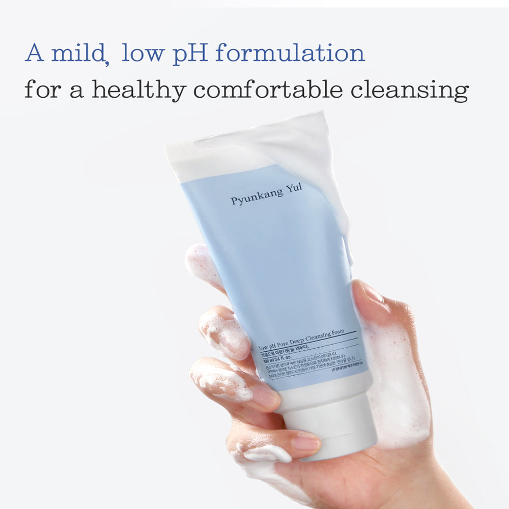 Pyunkang Yul Low pH Pore Deep Cleansing Foam, 100ml (Exp 07/26)