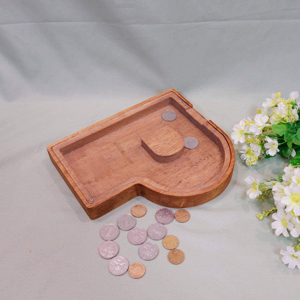 Wooden Alphabet Piggy Bank (23 Letters) - Pupsik Singapore