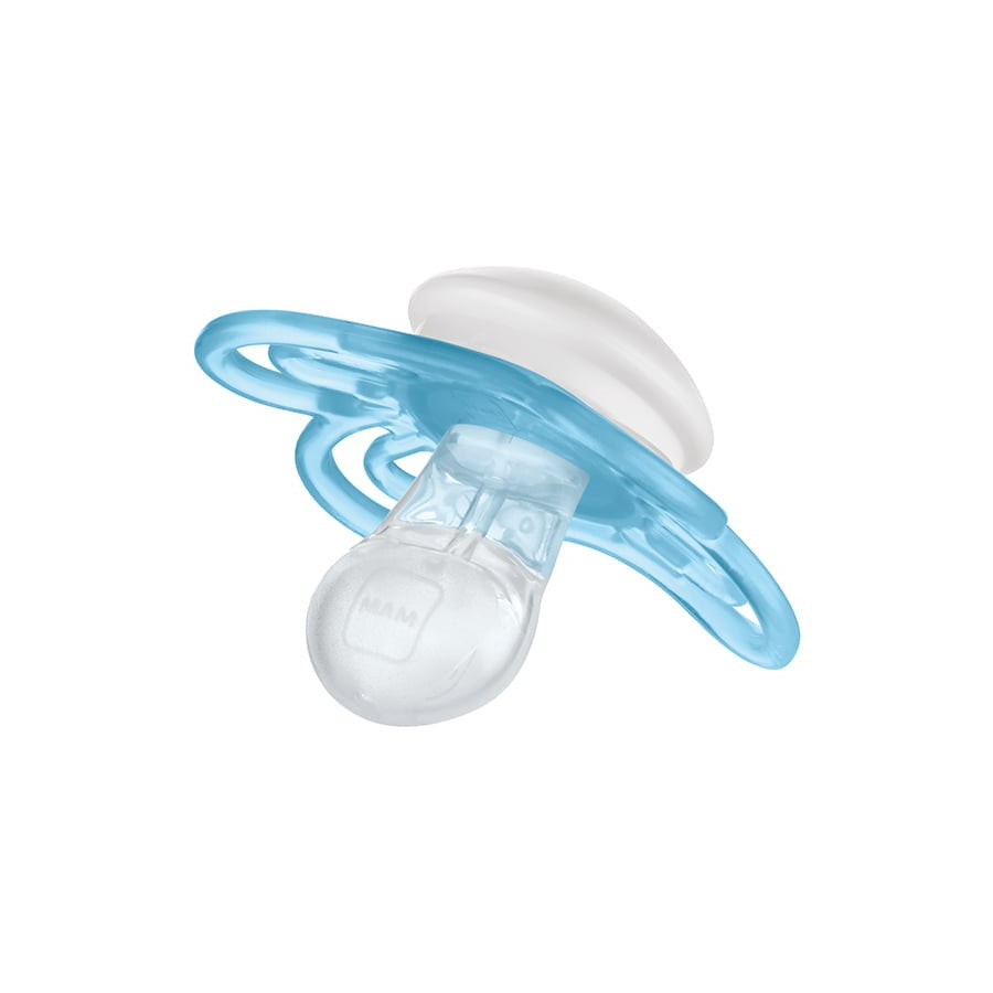 MAM Perfect Night Pacifier with Case, 2-6M (2 Assorted Designs)