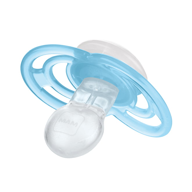 MAM Perfect Night Pacifier with Case, 6M+ (2 Colors Assorted)