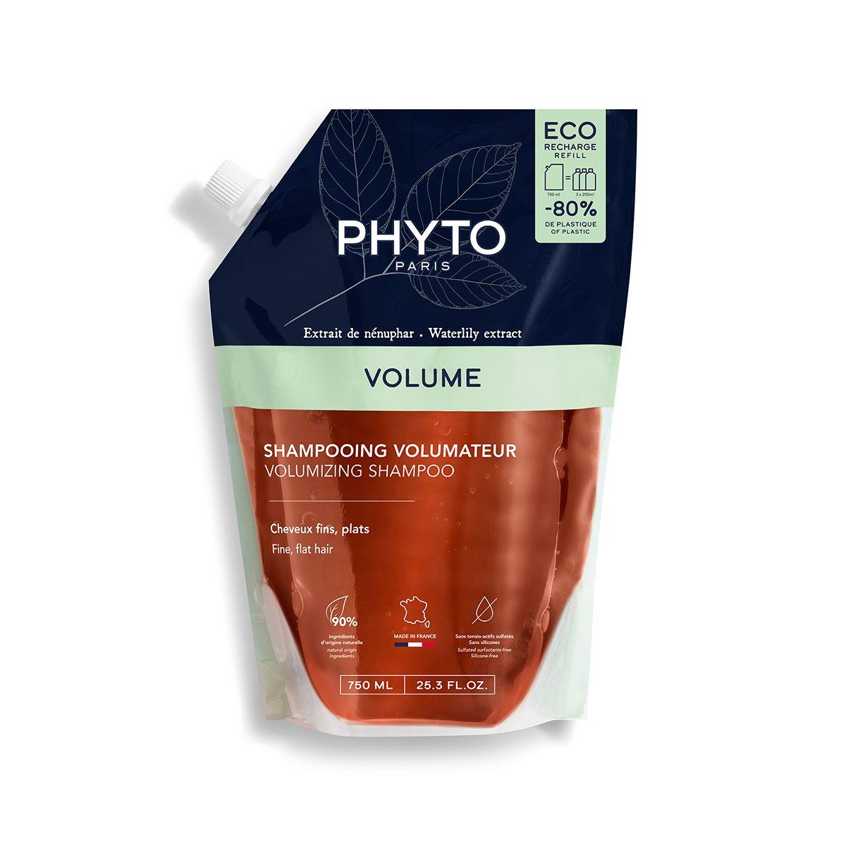 Phyto Volume Volumizing Shampoo, 750ml Refill (Exp 10/27) - Pupsik Singapore