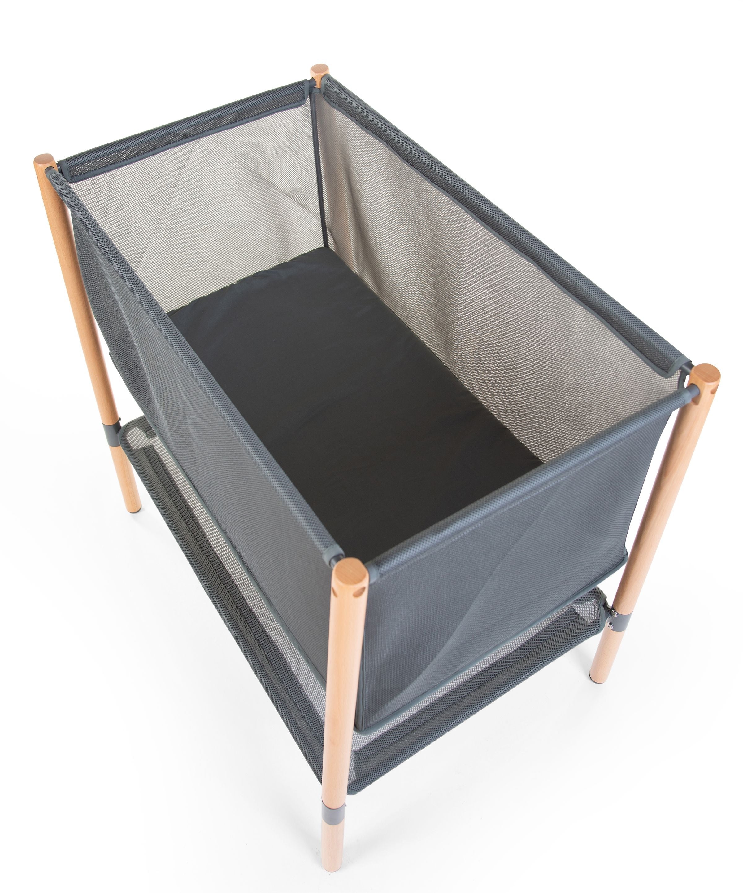 Childhome Evolux Crib (50x90cm) - Natural Anthracite