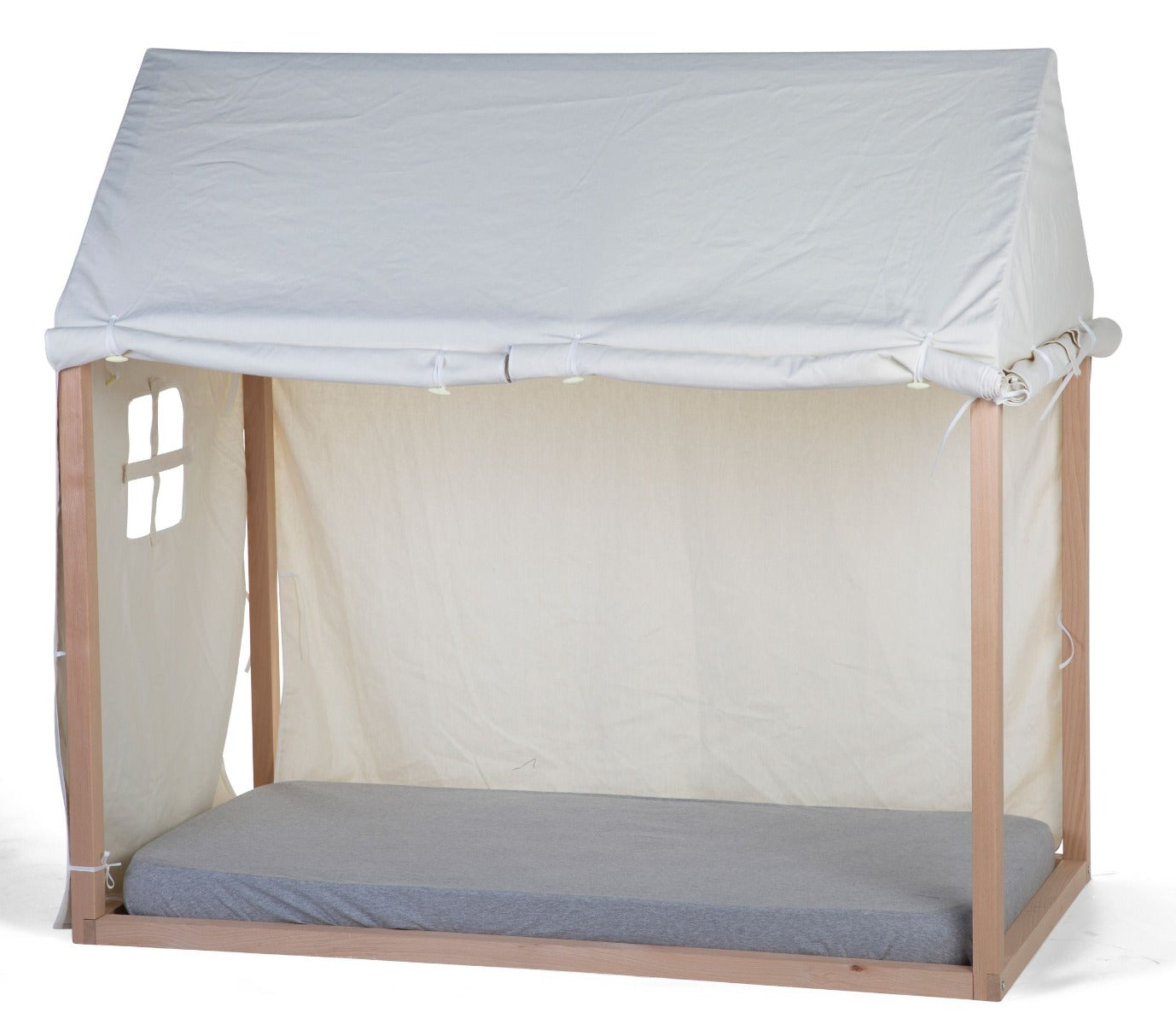 Childhome House Tent Bed Frame Cover (70x140cm) - White
