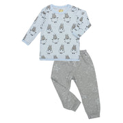 Baa Baa Sheepz Baby Long Sleeve Pyjama Set - Big Sheep Blue/Big Star & Sheep (2 Sizes)