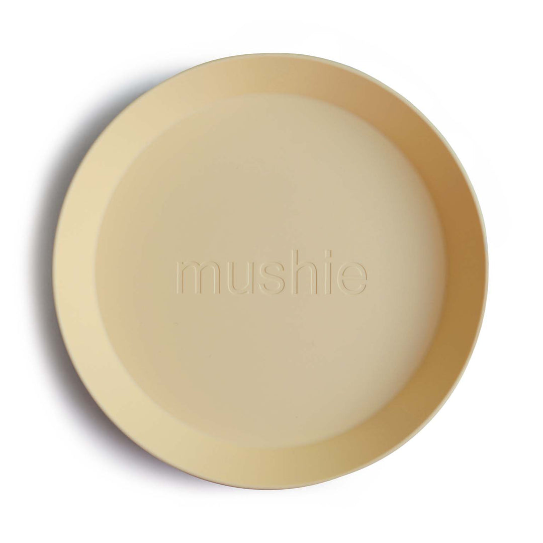 Mushie Round Dinner Plates (2pk) - 8 Colors - Pupsik Singapore